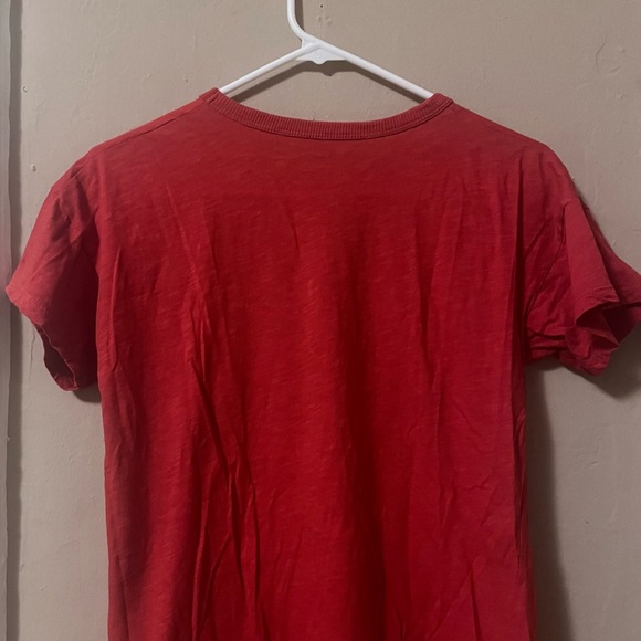 🍭 3/$10 Madewell • red whisper cotton crewneck tshirt - Picture 7 of 8